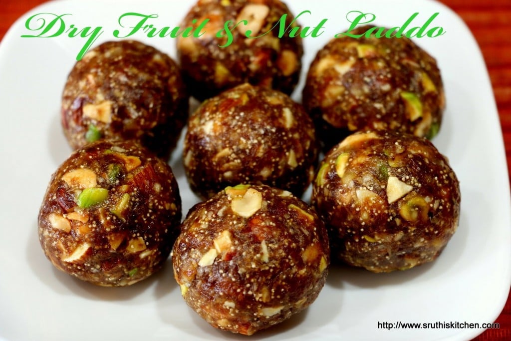 Date and Nut Laddoo Healthy Indian Sweet Recipe. Recipe Flow