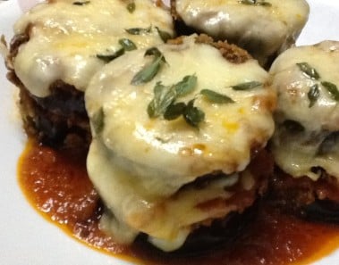 Eggplant Parmesan Baked Quick And Easy Supersimplekitchen Recipe