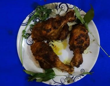 Fried Chicken Legs in Telugu – Telugu Vantalu (చికెన్ లెగ్స్ వేపుడు)