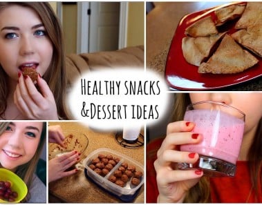 Healthy After School Snack Ideas + DIY Healthy Dessert Options!