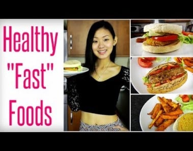 Healthy ‘Fast’ Foods – Veggie Burger, Hot Dog & Fries