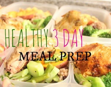 Healthy Meal Prep For The Week