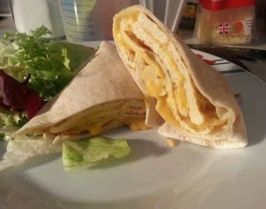HOME MAKER CHEESE AND EGG TORTILLA WRAPS RECIPE VIDEOS