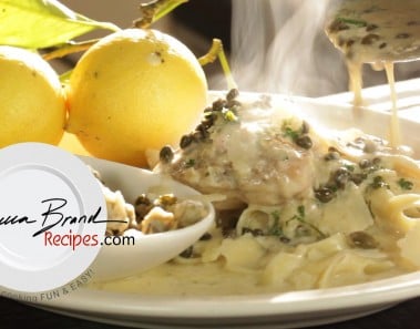 How to Make Creamy Chicken Piccata Pasta Fast and Easy!