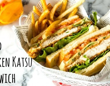 How To Make Crispy Chicken Sandwich (Recipe) チキンカツサンドの作り方 （レシピ）