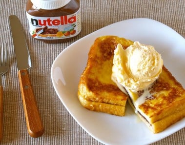How to Make Nutella Sandwich French Toast (Recipe)