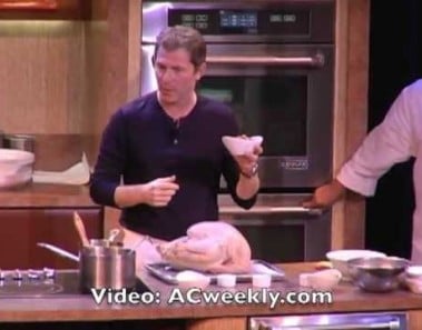 Iron Chef Bobby Flay at Savor Borgata 2012 – Cooking Turkey Dinner
