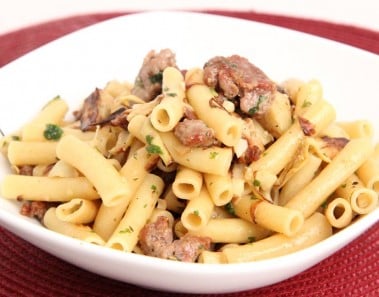 Pasta with Sausage & Artichokes Recipe – Laura Vitale – Laura in the Kitchen Episode 890