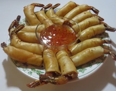 Shrimp Egg Rolls Appetizer for Shrimps / Seafood Lover