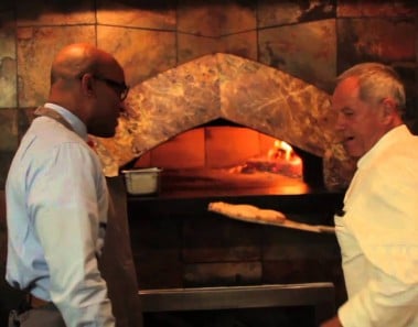 Wolfgang Puck Shows How To Cook A Spago Pizza