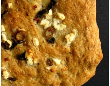 Basil, Olive and Feta Foccacia