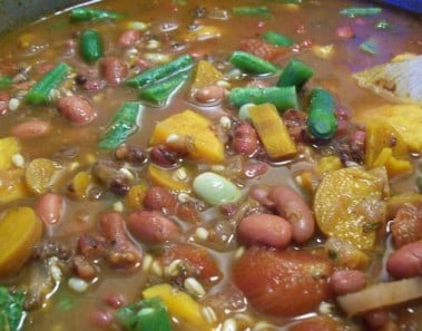 Beany Beef and Barley Broth