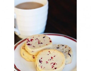 Butter Biscuits With Cranberries and Chocolate Chips & Almond Nuts