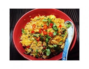 Chicken and Coriander Fried Rice
