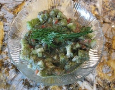 Dill Chicken And Dill Relish- دجاج بالشبت و صلصة الشبت