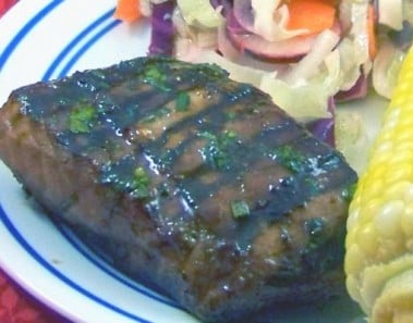 Grilled Shark Steak