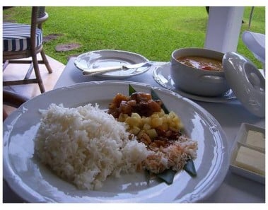 Jasmine Coconut Rice With Mango
