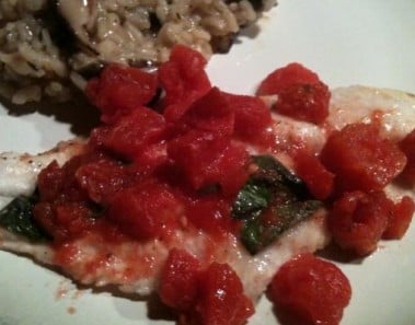 Mediterranean Baked Catfish