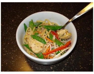 Peanut Noodles With Chicken