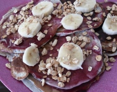 Protein Berry Coconut Flour Pancakes!