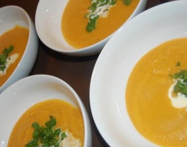 Roasted Butternut Squash Apple Soup