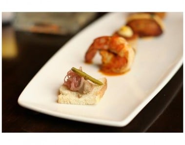 Shrimp & Crab Salad Canapes