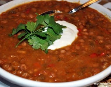 Slow Cooker Cajun White Bean Soup