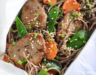 Soba Noodle & Five-Spice Pork Salad