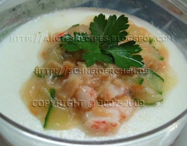 Steamed Egg Whites Hainan Style