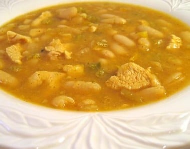 White Chili With Zucchini