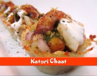 Baked katori chaat recipes/Healthy Indian evening snacks/potato basket food recipe–let’s be foodie