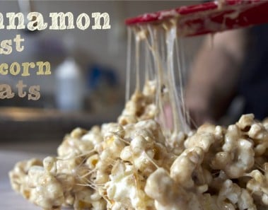 Cinnamon Toast  Popcorn Treats – College Cooking Recipes