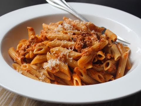 Creamy Tomato Tuna Pasta - Easy Tuna Penne Pasta Recipe - Recipe Flow