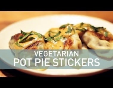 Deconstructed Pot Pie: Vegetarian Pot Pie Stickers