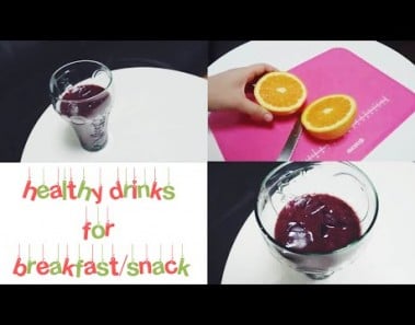 DIY EASY HEALTHY DRINKS FOR BREAKFAST/SNACKS!