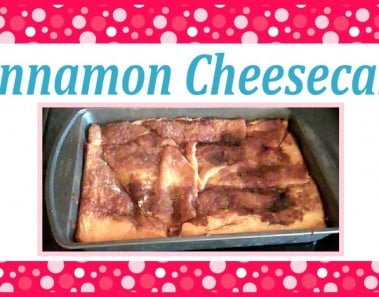 FAST & EASY CINNAMON CHEESECAKE RECIPE