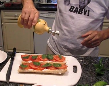 Goat Cheese Bruschetta Appetizer