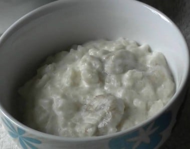 How to make Creamy Coconut and Banana Rice Cream Dessert – Slow Cooker/Crock Pot – 4 ingredients