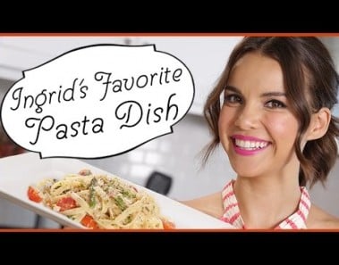 Ingrid Dishes | Favorite Tagliatelle Pasta Dish | Recipes from Missglamorazzi