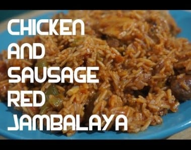 Jambalaya Chicken n Sausage Recipe – Creole Louisiana Red Rice
