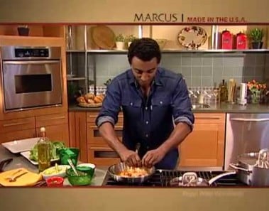 Marcus Samuelsson Demonstrates Shrimp Piri Piri Recipe