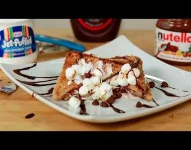 Nutella S’mores French Toast: Breakfast Just Got S’more Better