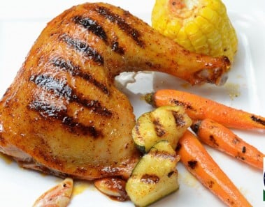 Oven Roasted Chicken Legs – By Vahchef @ vahrehvah.com