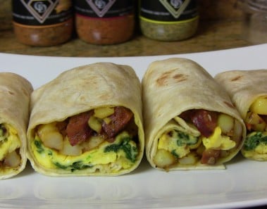 Potato, Egg, & Smoked Sausage Breakfast Burrito- An Easy Breakfast Recipe |Cooking With Carolyn|