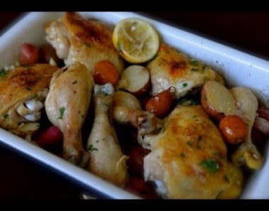 Roasted Chicken Leg Quarters