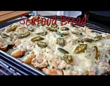 Seafood Bread AKA “Cajun Nachos” (Recipe)