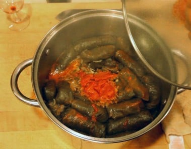 Stuffed Grape Leaves – Dolma or Dolmades Recipe – Sapolopolous