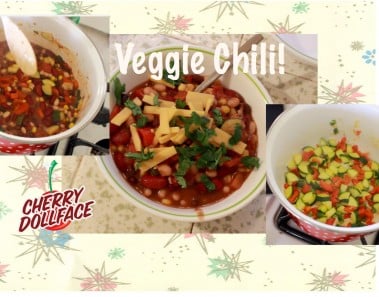 Super Fast and Easy Veggie Chili Recipe by CHERRY DOLLFACE