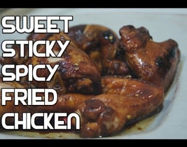 Sweet n Spicy Sticky Fried Chicken Recipe – 7 Up Cola Sprite Pepsi