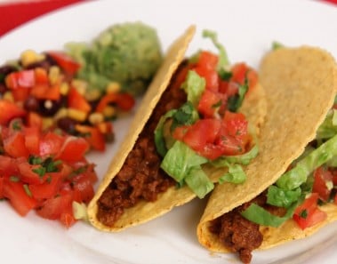 American Ground Beef Tacos Recipe – Laura Vitale – Laura in the Kitchen Episode 571